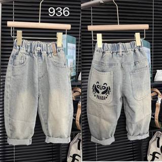 Quần jean MÃ 936 đính tag thêu PANDA cho bé hàng QCCC BY KID CLOTHING