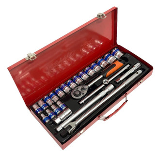 Bộ khẩu mở siết ốc và bugi 24 chi tiết Yeti'ts KW-S242D, đầu tiếp lực 1/2