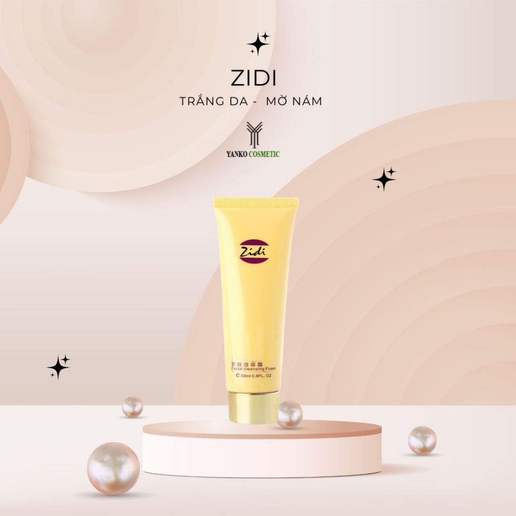Sửa rửa mặt trắng da Zidi