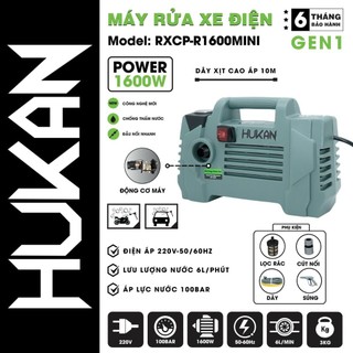  Máy rửa xe điện Hukan R1600mini. 