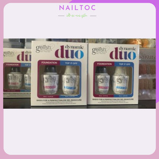 Cặp Base + Top Gelish Dành Cho Sơn Gel Rất Bóng Và Bền 15ml x 2