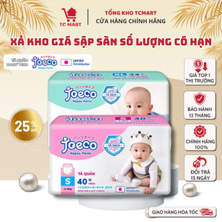  Tã quần JoeCo Bông hữu cơ 3D êm mềm - Size S44/M38/L36/XL34 - Đủ size, SỐ LƯỢNG CÓ HẠN