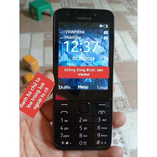 Điện thoại 230 nokia rm 1172,hỗ trợ sim mạng Vinaphone, mobifone,vietnammobile ,không dùng được sim Viettel
