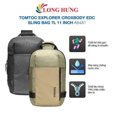Túi đeo chéo Tomtoc Explorer CroxBody EDC Sling Bag 7L 11 inch T24S1/A54A1 - Hàng chính hãng