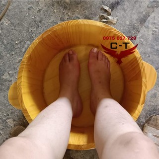 Chậu ngâm chân⚡XẢ KHO⚡thùng ngâm chân gỗ thông Mỹ loại 1,có hạt massage,chậu ngâm tay làm nail,thùng ngâm chân thảo dược