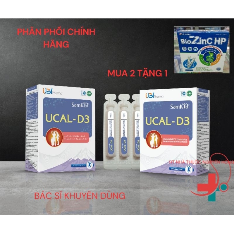 UCAL-D3/CANXI NANO MK7 VITAMIN D3 CHO BÉ TỪ 6 THÁNG.