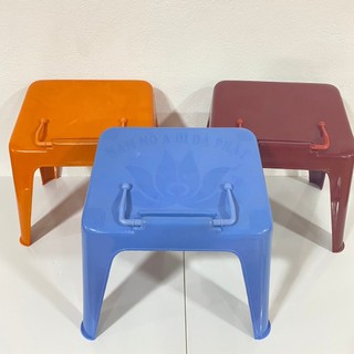 Kệ ghế tụng kinh nhựa 4 chân
