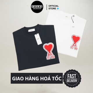 Áo ami logo trái tim thêu xù best quality
