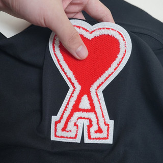Áo Ami Logo Trái Tim Thêu Xù Best Quality