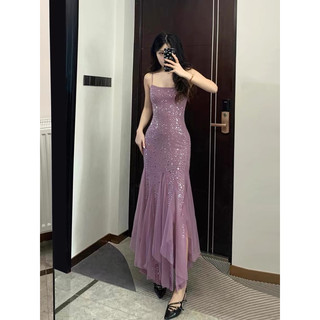ĐẦM ÔM BODY ĐÍNH ĐÁ ĐUÔI CÁ XOÈ