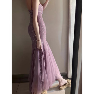 ĐẦM ÔM BODY ĐÍNH ĐÁ ĐUÔI CÁ XOÈ