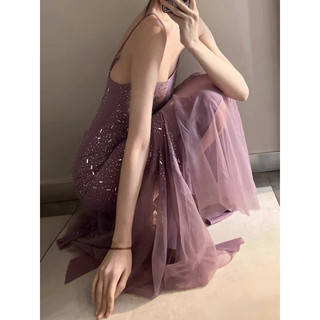 ĐẦM ÔM BODY ĐÍNH ĐÁ ĐUÔI CÁ XOÈ