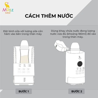 Máy hâm sữa thông minh siêu tốc Moaz BéBé MB – 033