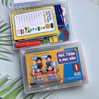 Bộ đồ dùng thực hành học toán & học vần lớp 1 - bộ gd và đt - dùng cho học sinh