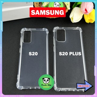 Ốp Samsung S20 / S20 PLUS Bảo Vệ Cam, Chống Sốc, Trong Suốt, Silicon