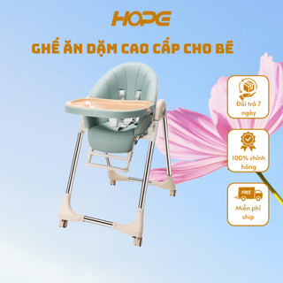 Ghế ăn dặm HOPE cho bé cao cấ, Có thể gấp gọn,Nâng hạ độ cao dễ dàng