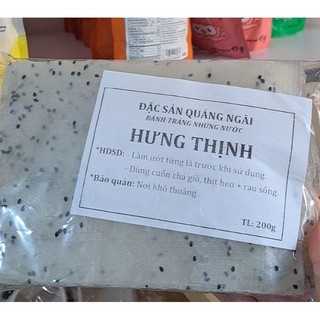 Bánh tráng gạo nhúng hưng thịnh - đặc sản quảng ngãi