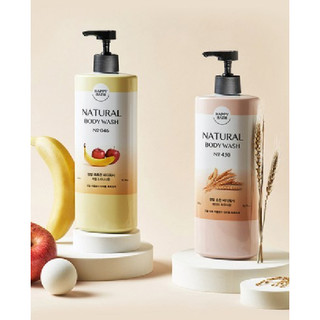 Sữa tắm dưỡng ẩm và sáng da happy bath natural 900ml