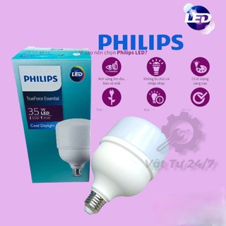 Bóng đèn Led Bulb Trụ 35w Philips TForce Siêu Sáng Bảo Vệ Mắt Ánh Sáng Trắng Chính Hãng