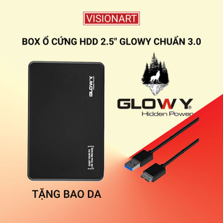 Box ổ cứng di động glowy 2.5 inch chuẩn usb 3.0 - vision art
