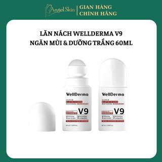 Lăn Nách WellDerma Super Glutathione Whitening Deadorant V9 Khử Mùi Ngừa Thâm Trắng Vùng Nách