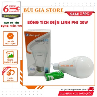 Bóng LED tích điện Linh Phi LP-128 (20W)