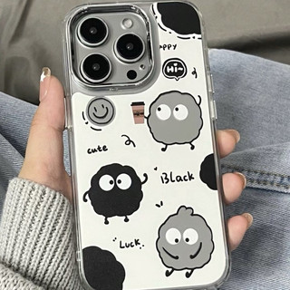 Ốp lưng chống sốc dành cho iphone lưng gương họa tiết