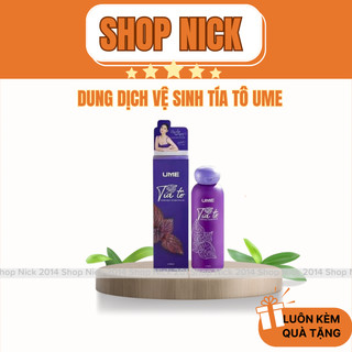 Dung dịch vệ sinh tía tô ume ngọc trinh 150ml, dung dịch vệ sinh phụ nữ