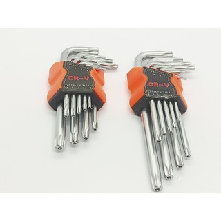 Bộ lục giác đa năng 9 chi tiết, lục giác hoa thị-lục giác đầu bi từ T10-T50