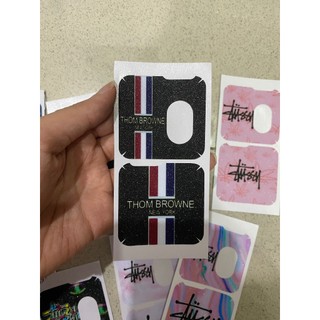 Xã lỗ skin sq dán mặt trước mặt sau phủ kim tuyến