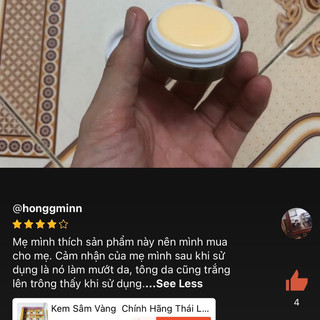 [Loại 1] Kem sâm vàng Thái Lan