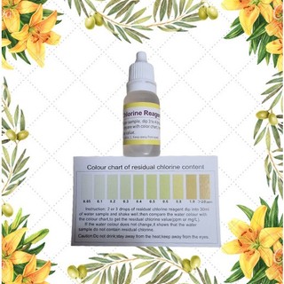 Dung dịch thử Clo, kiểm tra độ clo nước bể bơi, clo nước sinh hoạt