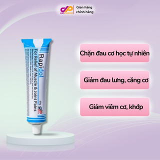 Danpharm - Kem bôi giảm đau nhức và v. khớp RAPIDOL DANPHARM Tuýp 60g nhập khẩu Israel  tuyp 60g