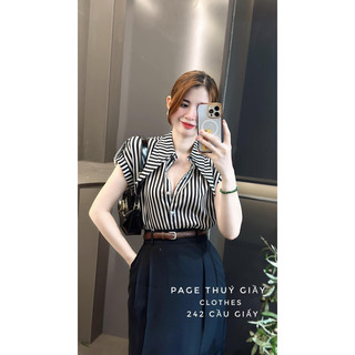 ÁO SƠ MI GU KẺ CỔ NHỌN 2 LỚP 🌺