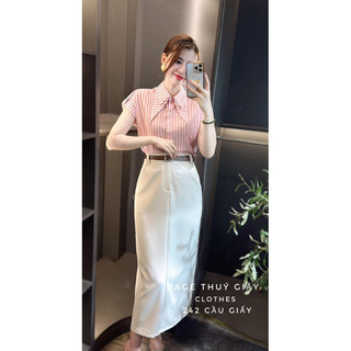 ÁO SƠ MI GU KẺ CỔ NHỌN 2 LỚP 🌺