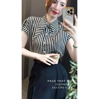 ÁO SƠ MI GU KẺ CỔ NHỌN 2 LỚP 🌺