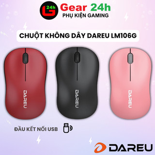 Chuột không dây Dareu LM106G ( Kết nối đầu thu USB )