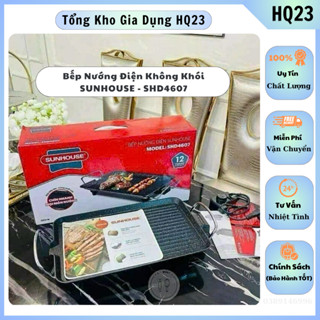 Bếp nướng điện không khói SUNHOUSE SHD4607 BẢO HÀNH 12 THÁNG LỖI 1 ĐỔI 1, Bếp nướng điện 1500w Hàng ChínhHãng - HQ23