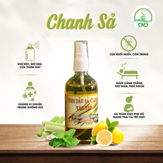  Tinh dầu Sả Chanh Nguyên Chất 100% tự nhiên Đuổi muỗi,Xông phòng,Thơm phòng Massage 