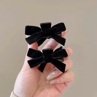 Set 2 Kẹp nơ đen cực xinh- dễ sử dụng- tạo độ phồng cho tóc