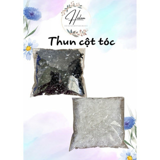Thun Cột Tóc Nhiều Loại - Chất Liệu Bền, Đa Dạng Màu Sắc, Size 100g & 500g