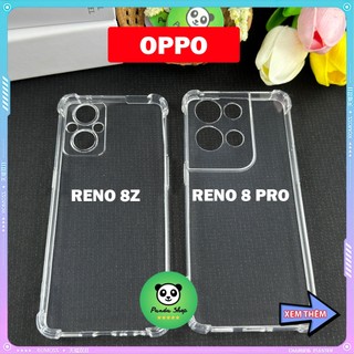 Ốp Oppo RENO 8 RPO / 8Z Bảo Vệ Cam, Chống Sốc, Trong Suốt, Silicon
