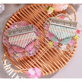 Đàn kalimba pha lê trong suốt kalimba 17 phím đàn kalimba acrylic 21 17 phím cho người mới tập
