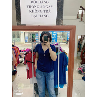 Áo phông nữ cổ tim hàng vnxk