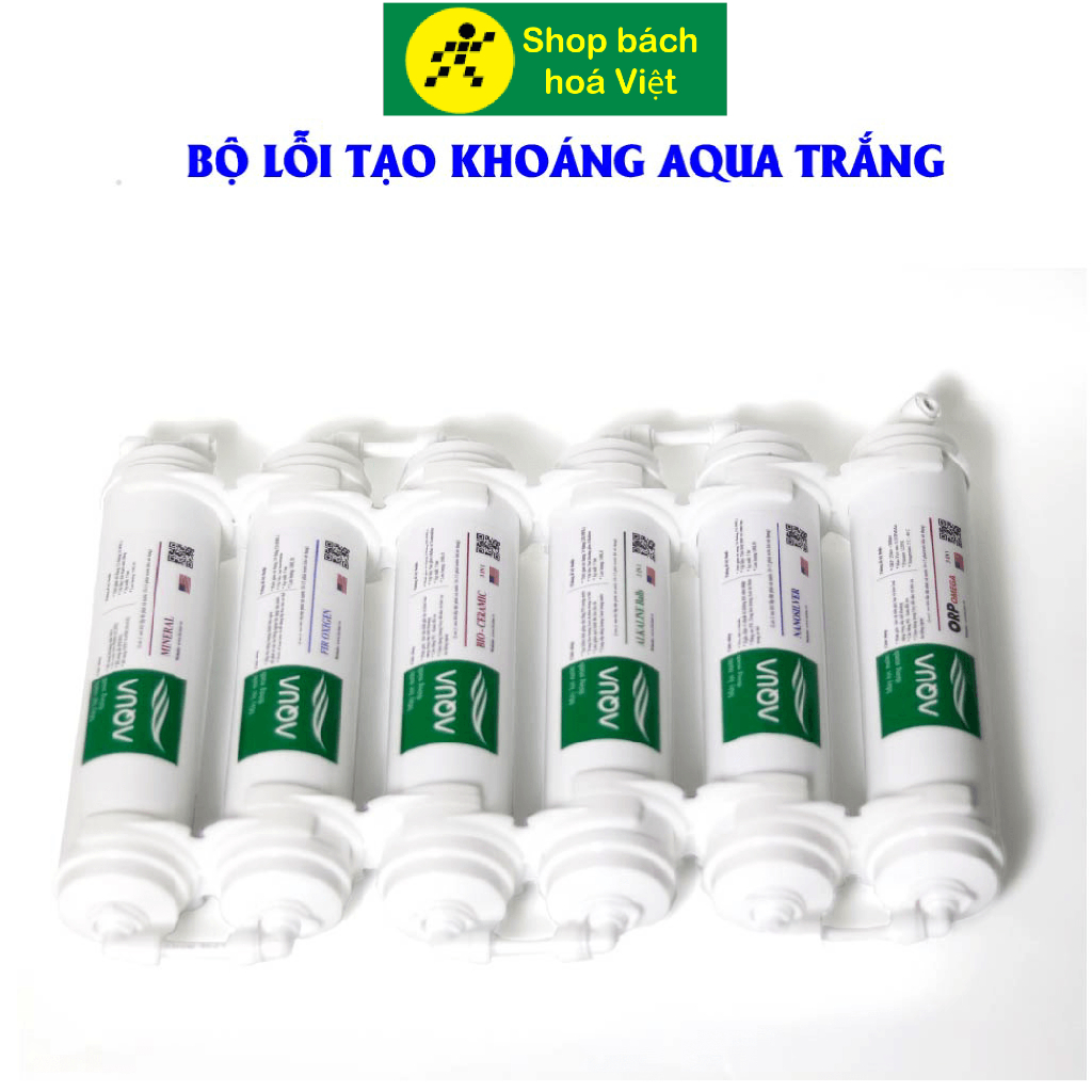 Bộ Lõi Tạo Khoáng TRẮNG AQUA 5, 6, 7, 8, 9 Chính Hãng Dùng Cho Các Dòng Máy Lọc Nước RO – NANO