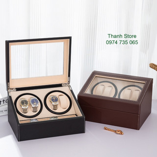 [BH 12 tháng ] Hộp đựng đồng hồ cơ 4 xoay 6 tĩnh - Lên cót đồng hồ cơ Automatic