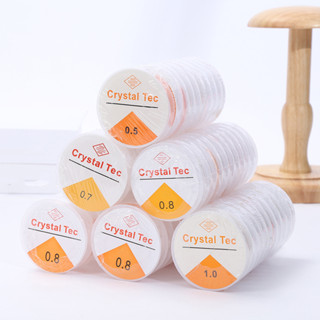 Dây chun trong suốt xâu vòng tay nhựa TPU an toàn bền chắc giá rẻ đủ kích thước - Charm Bạc 925 - Vòng Đá 5A