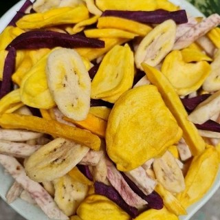 KHOAI CHUỐI MÍT SẤY GIÒN (MIX GIÒN VÀ LẺ)
