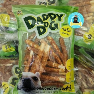 Daddy dog xương gặm sụn cá sấy giòn bọc gà cho chó
