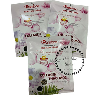 Kem Tắm Trắng Bamboo Body Collagen Thảo Mộc Trắng Ngay Lần Đầu